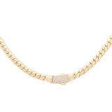 10K Yellow Gold Fancy Link Necklace - Miral Jewelry