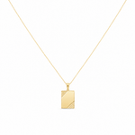 10k Yellow Gold Fancy Link Necklaces 18" - Miral Jewelry