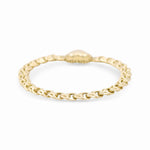 10K Yellow Gold Fancy Link Women's Bracelet - Miral Jewelry