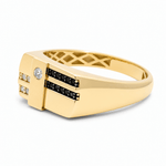 10k Yellow Gold Fashion Men's Ring - Miral Jewelry
