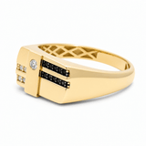 10k Yellow Gold Fashion Men's Ring - Miral Jewelry