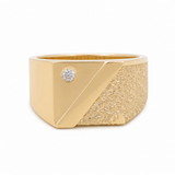 10k Yellow Gold Fashion Men's Ring - Miral Jewelry