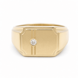 10k Yellow Gold Fashion Men's Ring - Miral Jewelry