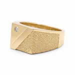 10k Yellow Gold Fashion Men's Ring - Miral Jewelry