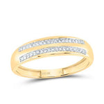 10k Yellow Gold Fashion Trio 3 Pieces Set with 0.50tw Round Diamonds - Miral Jewelry