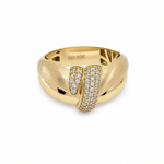 10K Yellow Gold Fashion With CZ Fashion Women's Ring - Miral Jewelry