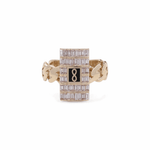10K Yellow Gold Fashion with Cz Women's Ring - Miral Jewelry