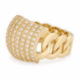 10K Yellow Gold Fashion with Cz Women's Ring - Miral Jewelry