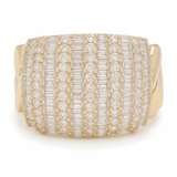 10K Yellow Gold Fashion with Cz Women's Ring - Miral Jewelry