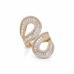 10K Yellow Gold Fashion with Cz Women's Ring - Miral Jewelry