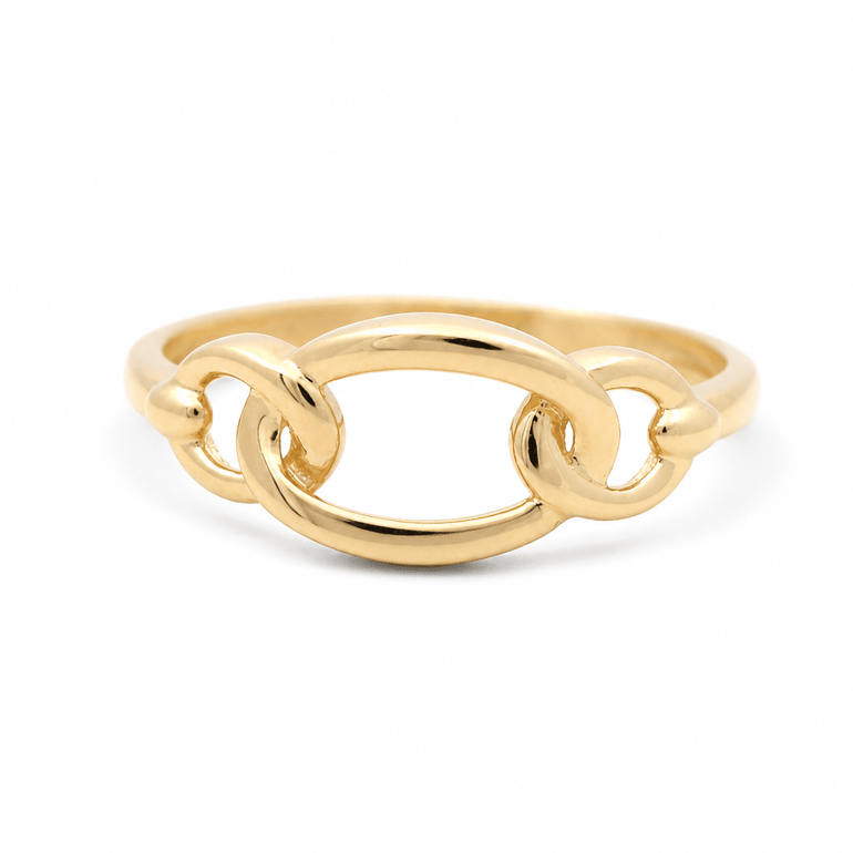 10K Yellow Gold Fashion Women's Ring - Miral Jewelry