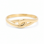 10K Yellow Gold Fashion Women's Ring - Miral Jewelry