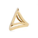 10K Yellow Gold Fashion Women's Ring - Miral Jewelry
