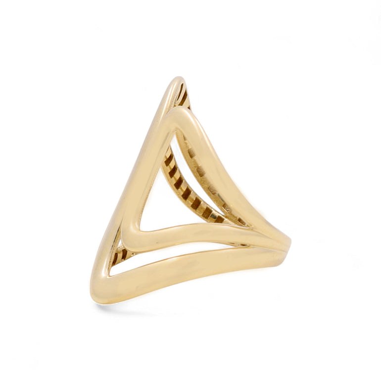 10K Yellow Gold Fashion Women's Ring - Miral Jewelry