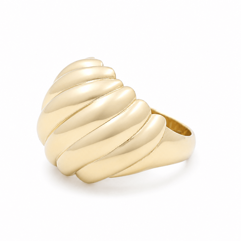 10K Yellow Gold Fashion Women's Ring - Miral Jewelry