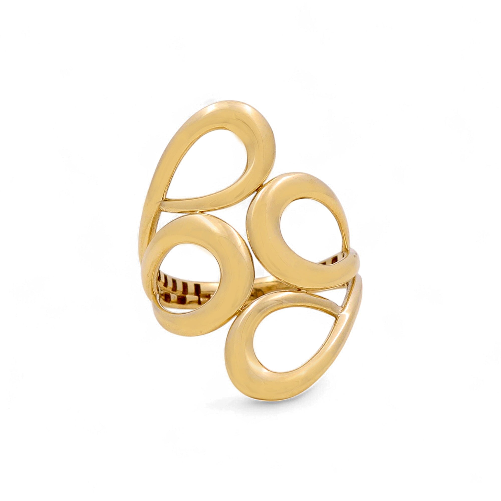 10K Yellow Gold Fashion Women's Ring - Miral Jewelry