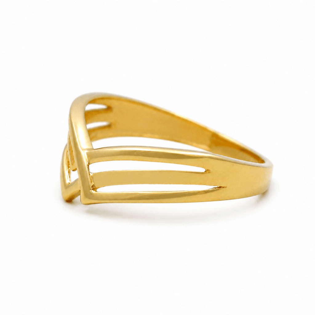10K Yellow Gold Fashion Women's Ring - Miral Jewelry