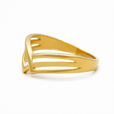 10K Yellow Gold Fashion Women's Ring - Miral Jewelry