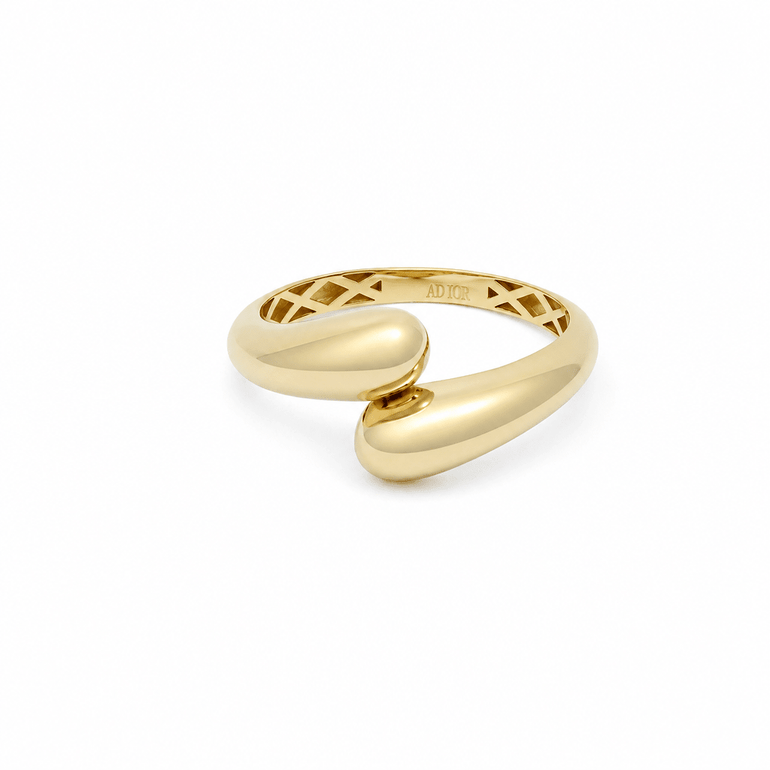 10K Yellow Gold Fashion Women's Ring - Miral Jewelry