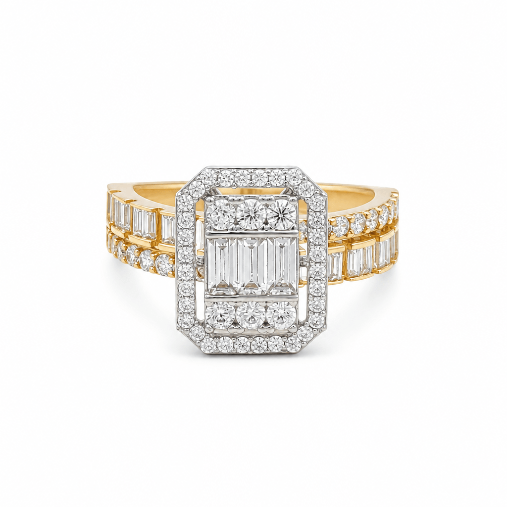 10K Yellow Gold Fashion Women's Ring - Miral Jewelry