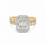 10K Yellow Gold Fashion Women's Ring - Miral Jewelry
