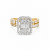 10K Yellow Gold Fashion Women's Ring - Miral Jewelry