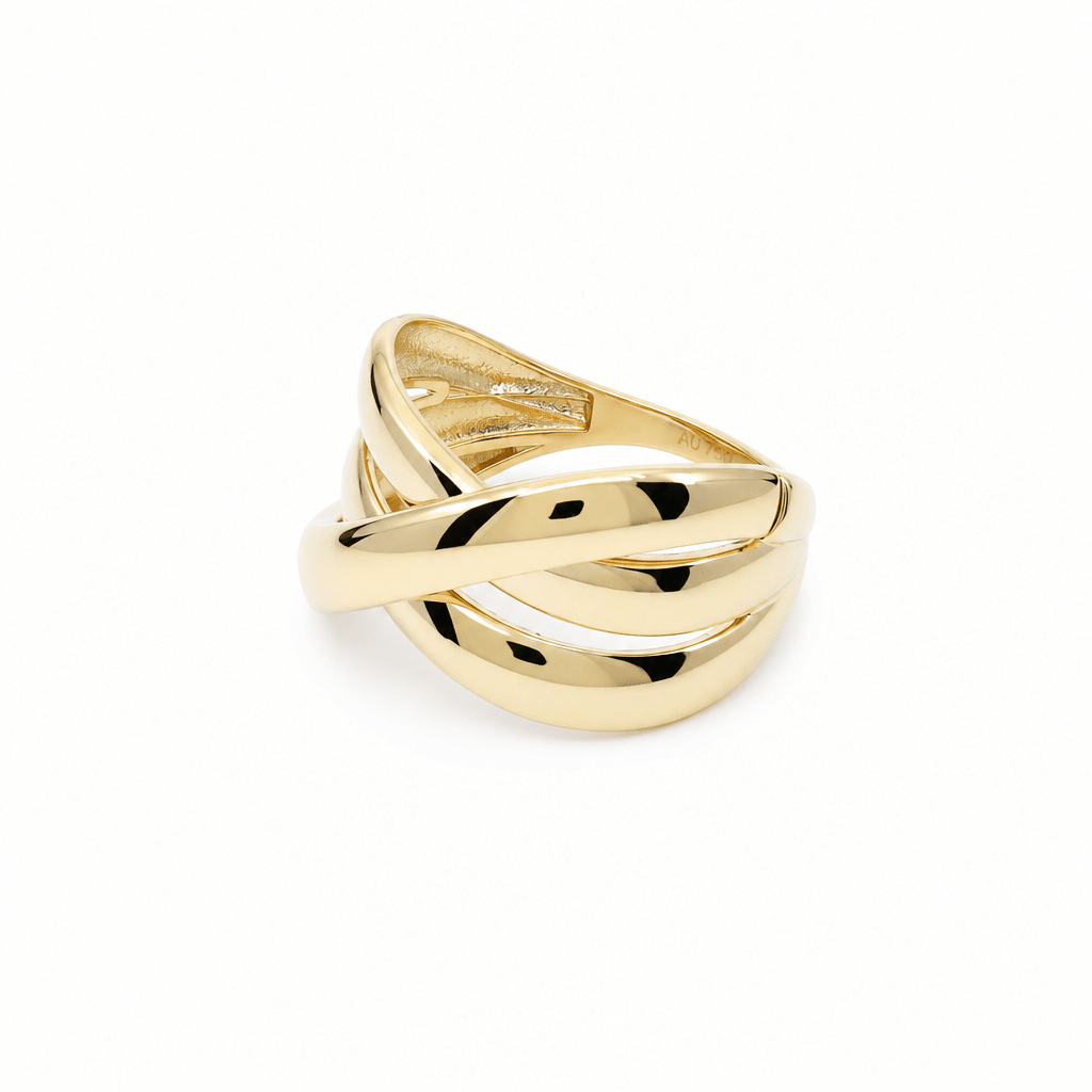 10K Yellow Gold Fashion Women's Ring - Miral Jewelry