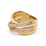10K Yellow Gold Fashion Women's Ring - Miral Jewelry