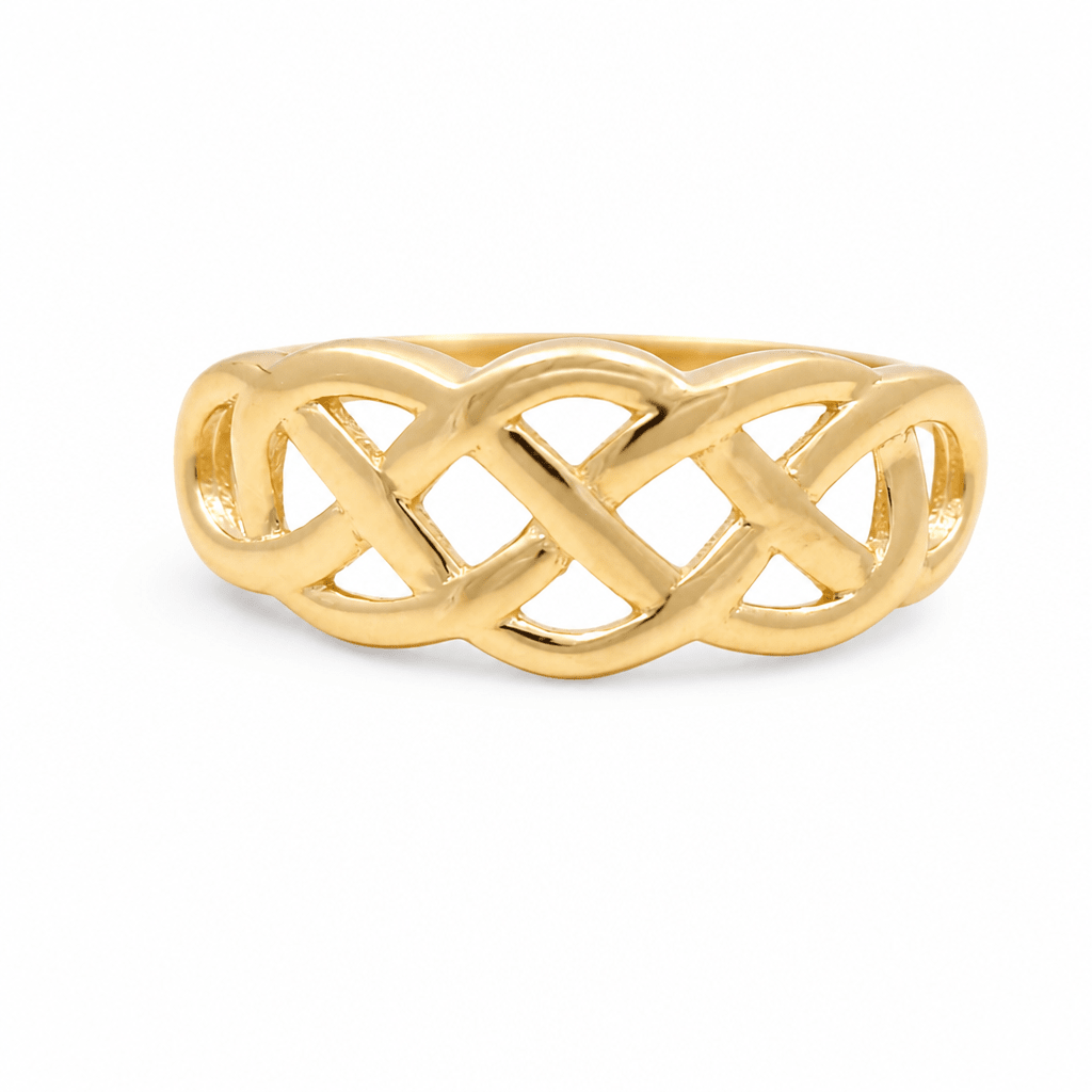 10K Yellow Gold Fashion Women's Ring - Miral Jewelry
