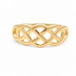10K Yellow Gold Fashion Women's Ring - Miral Jewelry