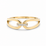 10K Yellow Gold Fashion Women's Ring - Miral Jewelry