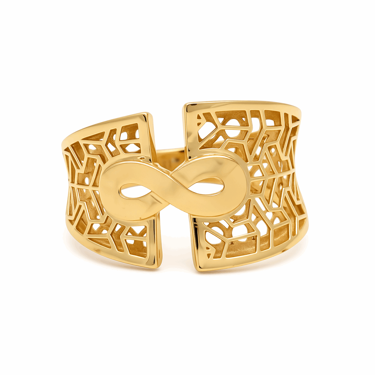 10K Yellow Gold Fashion Women's Ring - Miral Jewelry