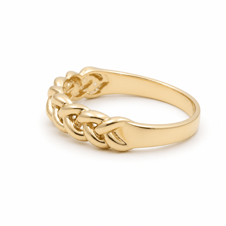 10K Yellow Gold Fashion Women's Ring - Miral Jewelry