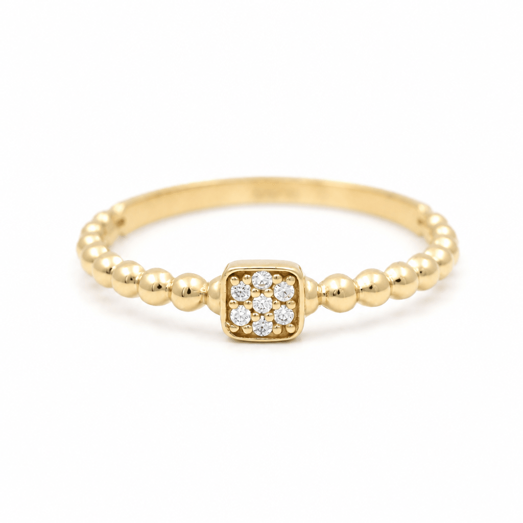 10K Yellow Gold Fashion Women's Ring - Miral Jewelry