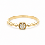 10K Yellow Gold Fashion Women's Ring - Miral Jewelry