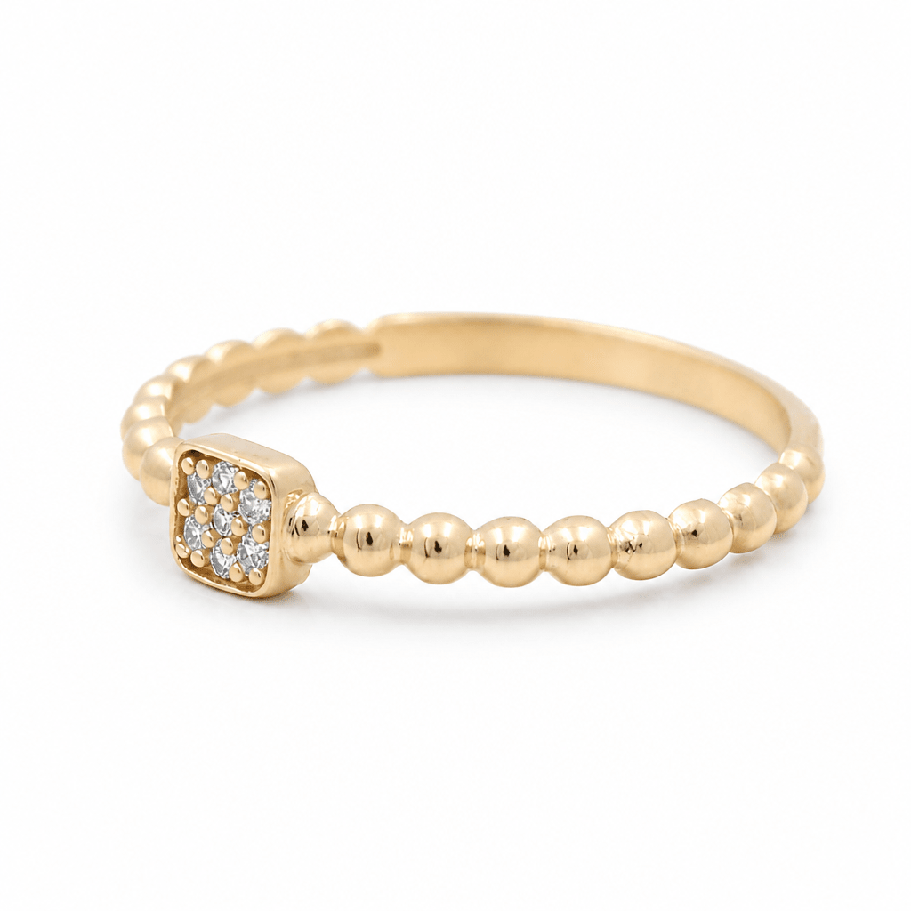 10K Yellow Gold Fashion Women's Ring - Miral Jewelry