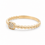 10K Yellow Gold Fashion Women's Ring - Miral Jewelry