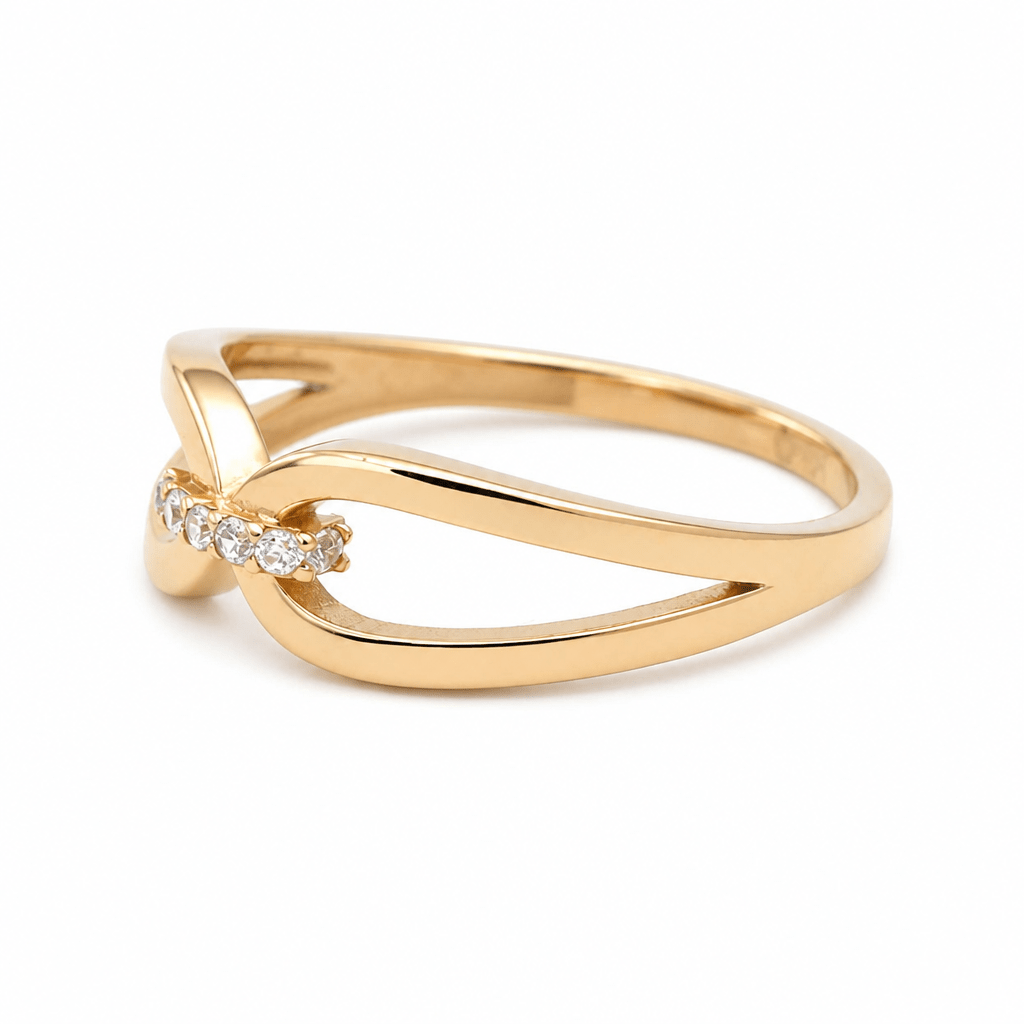 10K Yellow Gold Fashion Women's Ring - Miral Jewelry