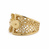 10K Yellow Gold Fashion Women's Ring - Miral Jewelry