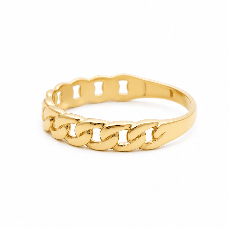 10K Yellow Gold Fashion Women's Ring - Miral Jewelry