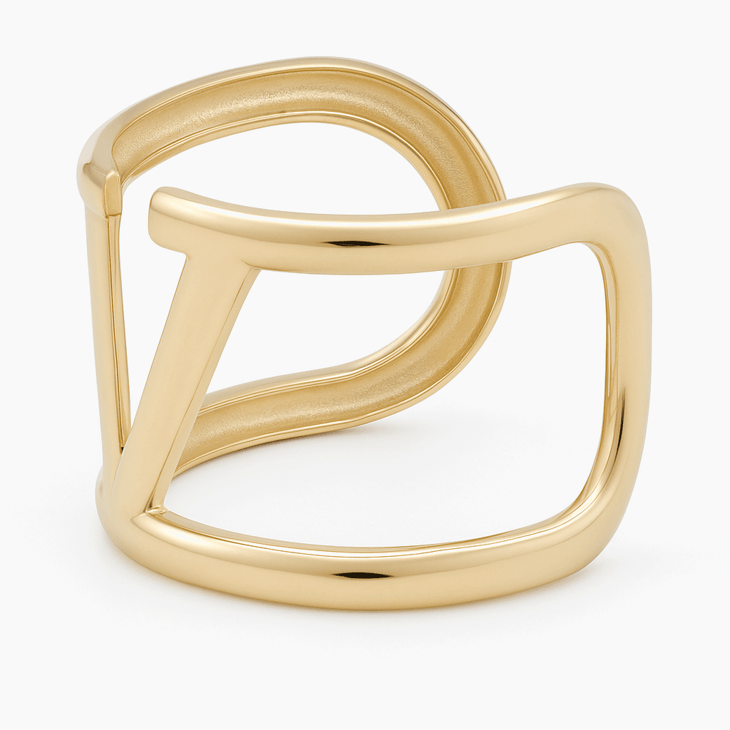 10K Yellow Gold Fashion Women's Ring - Miral Jewelry