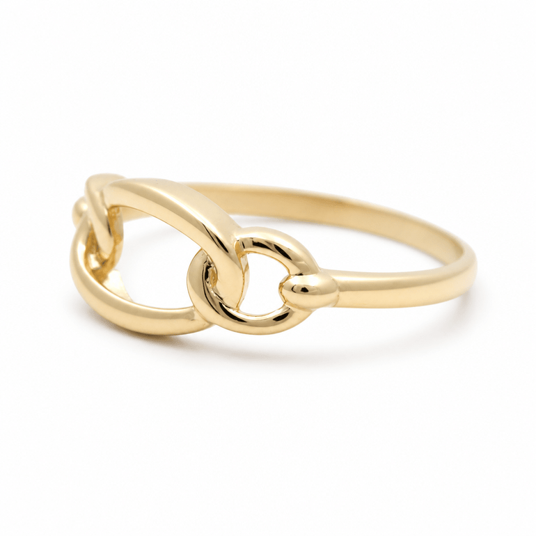 10K Yellow Gold Fashion Women's Ring - Miral Jewelry
