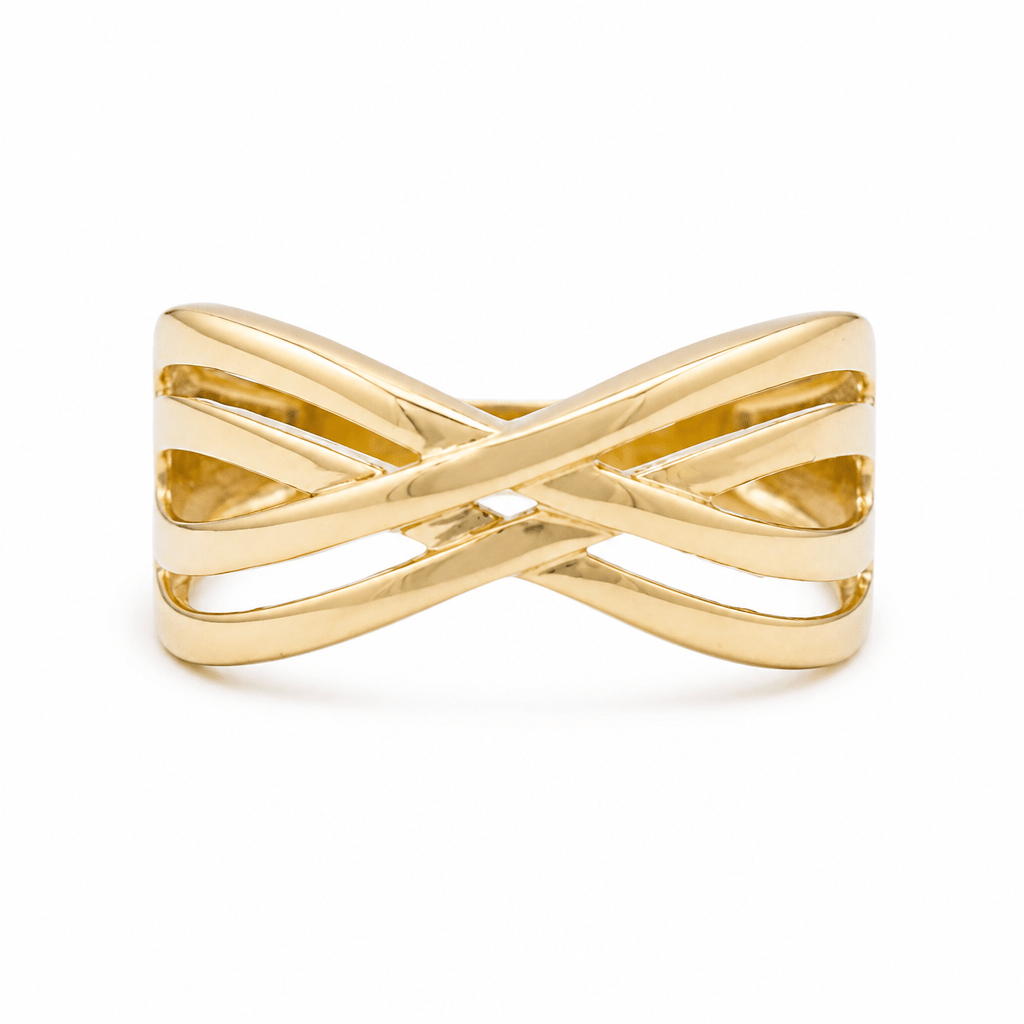 10K Yellow Gold Fashion Women's Ring - Miral Jewelry