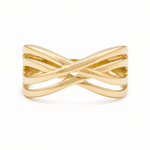 10K Yellow Gold Fashion Women's Ring - Miral Jewelry