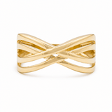 10K Yellow Gold Fashion Women's Ring - Miral Jewelry
