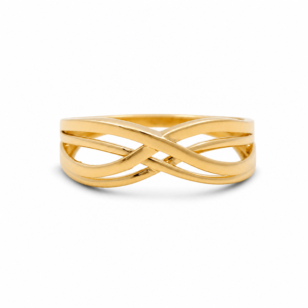 10K Yellow Gold Fashion Women's Ring - Miral Jewelry