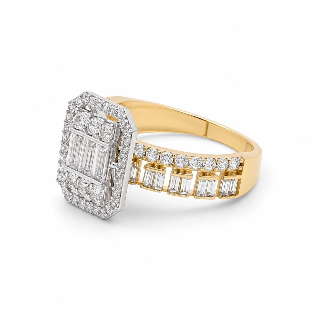 10K Yellow Gold Fashion Women's Ring - Miral Jewelry