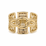 10K Yellow Gold Fashion Women's Ring - Miral Jewelry