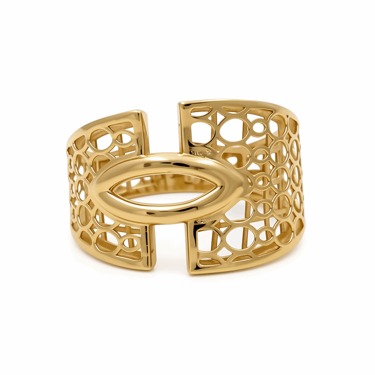 10K Yellow Gold Fashion Women's Ring - Miral Jewelry