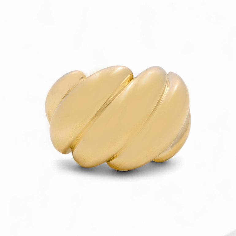 10K Yellow Gold Fashion Women's Ring - Miral Jewelry